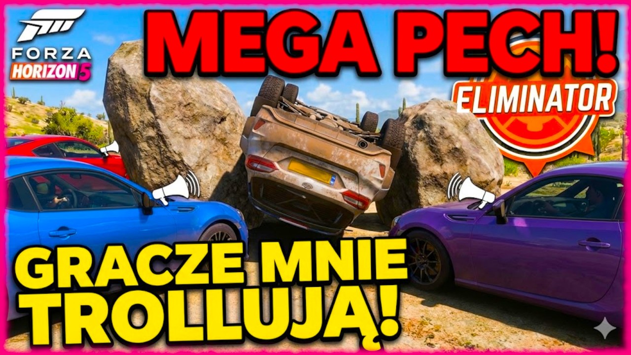 Forza Horizon 5 #162 | ELIMINATOR ! MEGA PECH ! GRACZE MNIE MNIE TROLLUJĄ ! | GAMEPLAY PL
