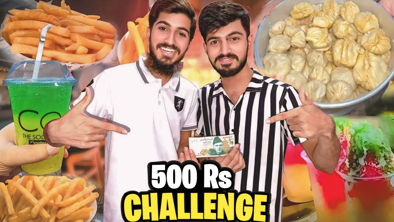 Rs.500 Food Challenge in Bahawalpur 𝟐𝟎𝟐𝟒, Street Food | 500 mai Itna Kuch #streetfood #2024 #food