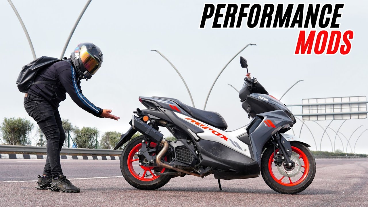 Yamaha Aerox 155 | Performance Exhaust & Air Filter | R15 Ka Engine Hai Scooter Me!