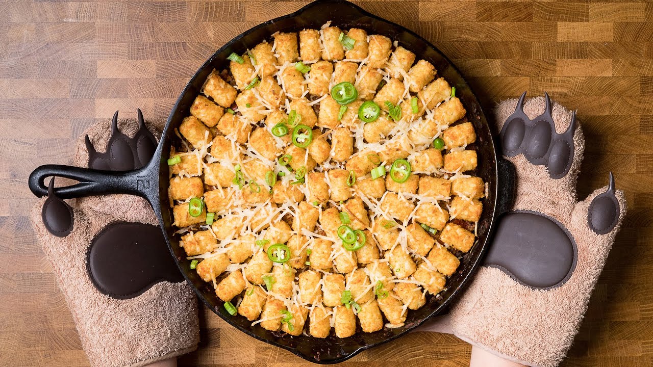 Tex-Mex Vegan Tater Tot Casserole | Easy Vegan Dinner Idea