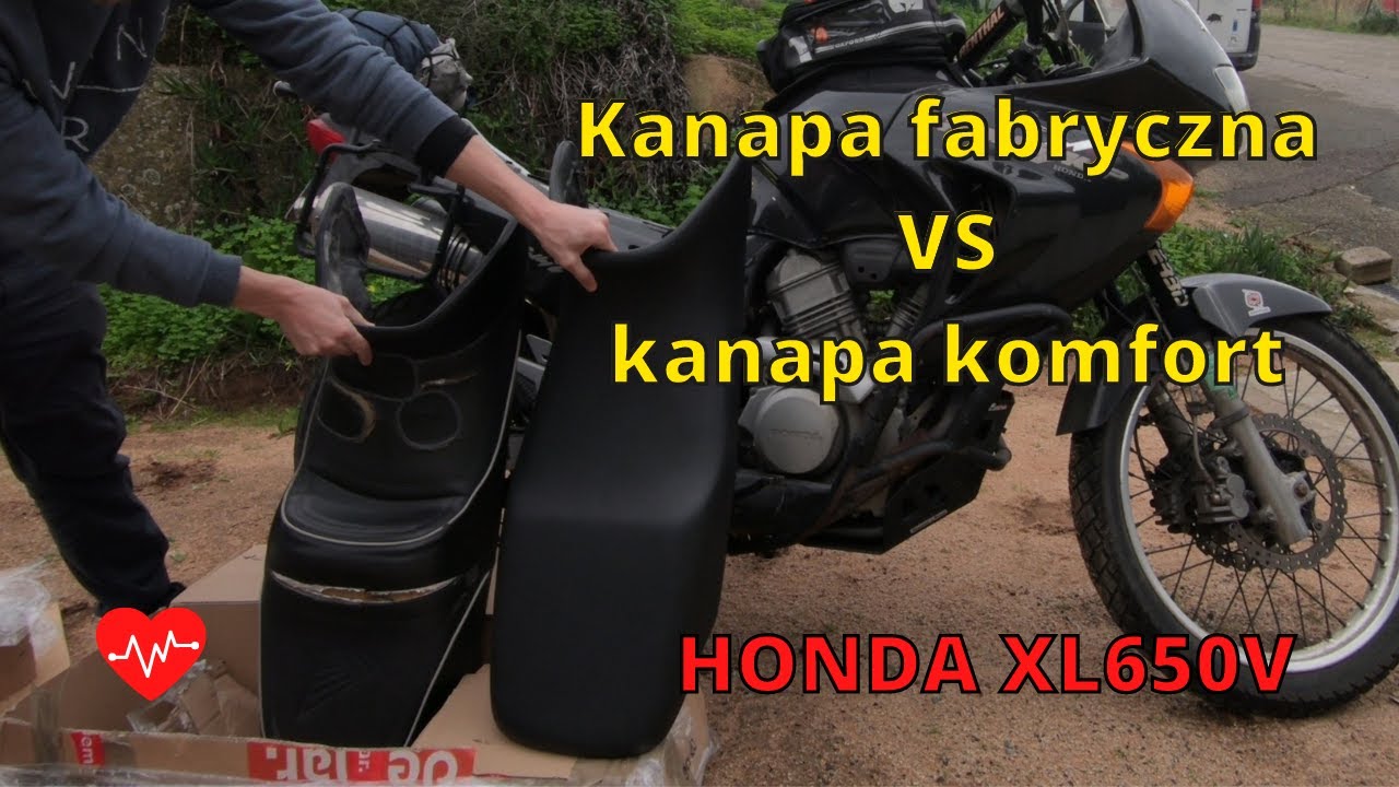 #50 HONDA XL650V TRANSALP - Zmiana siedzenia  😱