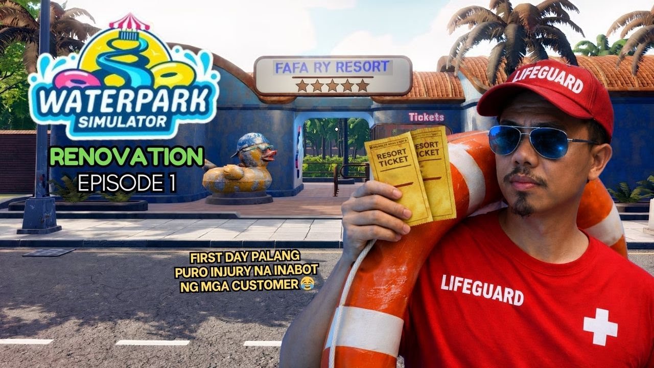NAG OPEN AKO NG RESORT SA LARO NA TO | Waterpark Simulator (EP. 1)