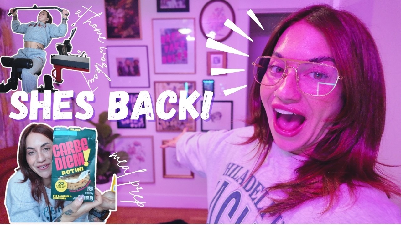 FOLLOW ME AROUND FRIDAY | Getting Back Into Routine, Meal Prep, & At-Home Workouts