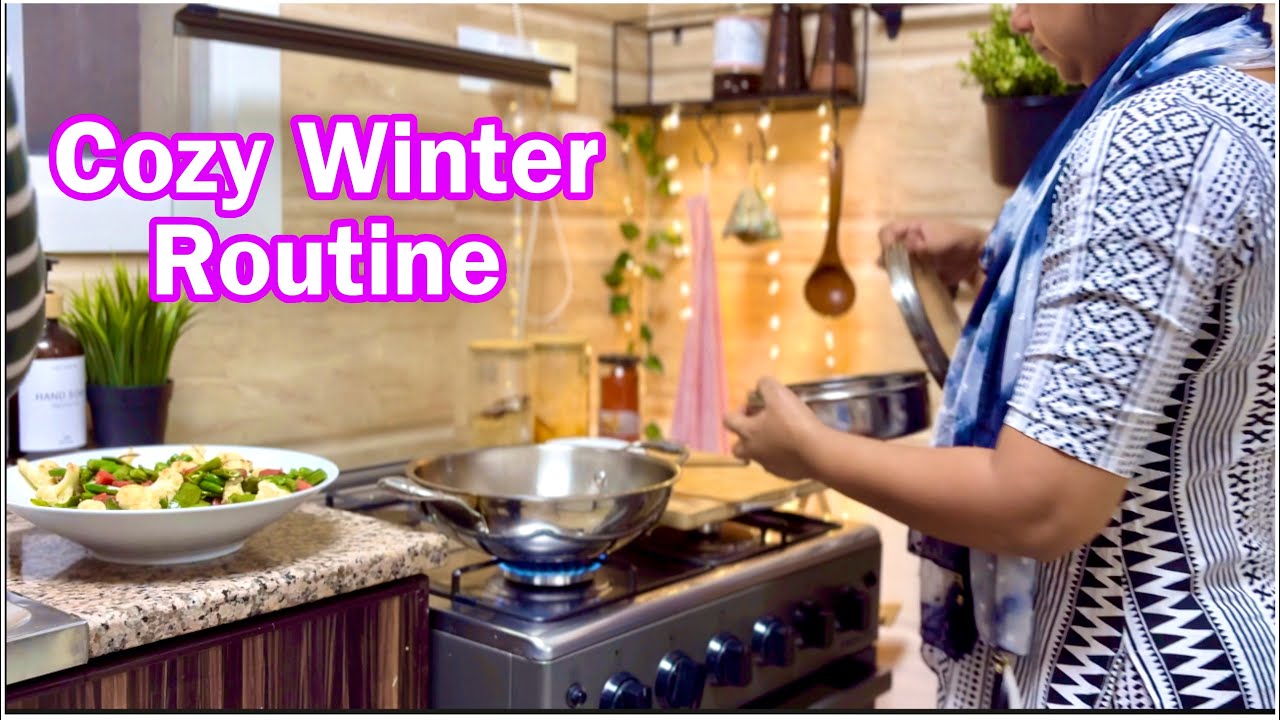 Slow winter morning,Ghar ka Nashta & spcl dinner Diwani Sabz Handi