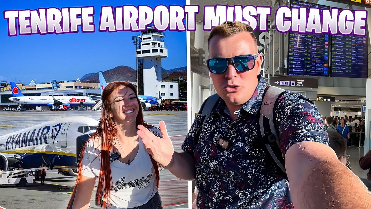 TENERIFE SOUTH AIRPORT IS BROKEN 😳 Queues, Delays & Ryanair Flight to Liverpool ✈️ 