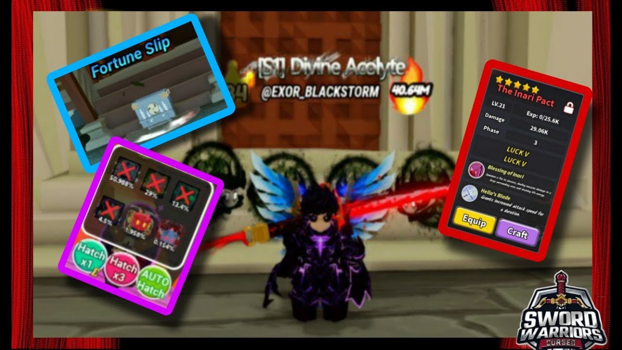 SWORD WARRIOR CURSE MINI UPDATES SHOWCASE AND NEW UPGRADE