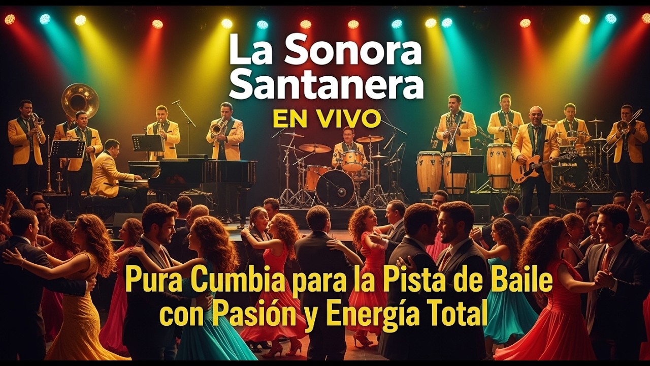 🕺 La Sonora Santanera EN VIVO | Pura Cumbia para la Pista de Baile con Pasión y Energía Total 💃🎵