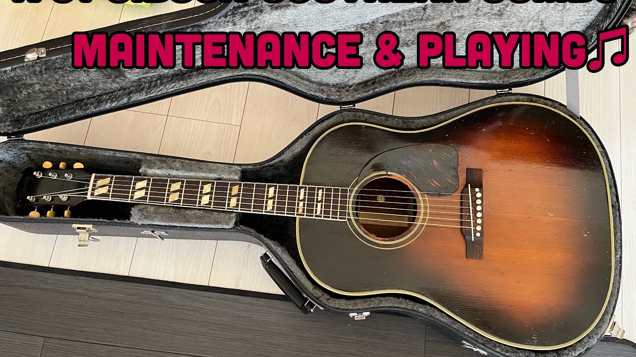 ギターメンテナンス日記　1951 Gibson Southern Jumbo ヴィンテージギター