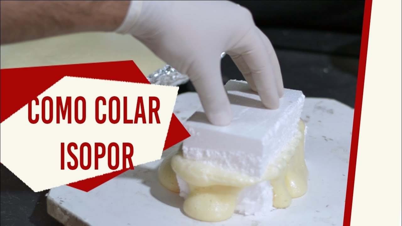 Como colar Isopor EPS com espuma PU