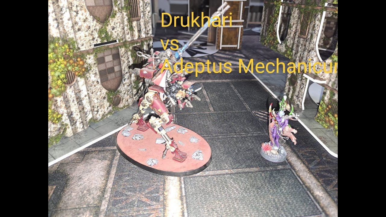 Drukhari vs Adeptus Mechanicum Warhammer 40k 74 Battlereport deutsch 10 edi