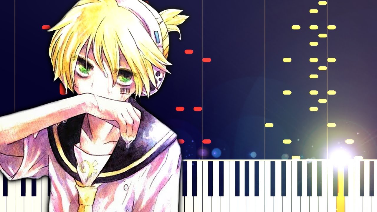 Paradichlorobenzene - Kagamine Len & Rin (piano tutorial)