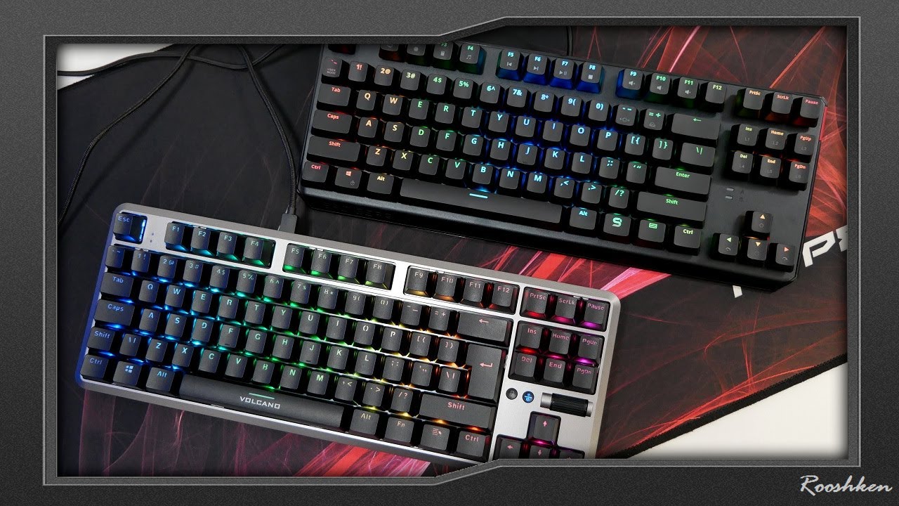 SPC Gear GK630 Vs Modecom Volcano LanParty 2 RGB - porównanie klawiatur mechanicznych