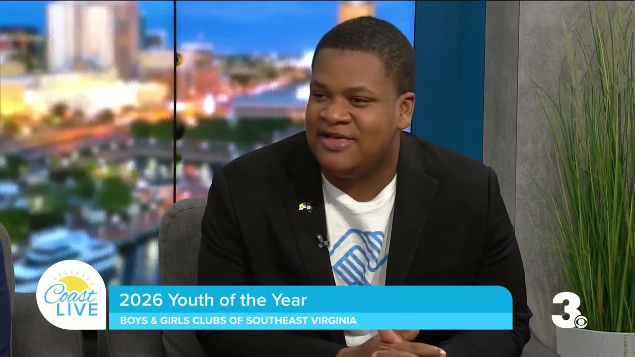 Boys & Girls Clubs of Southeast Virginia appears on Coast Live to talk about Youth of the Year
