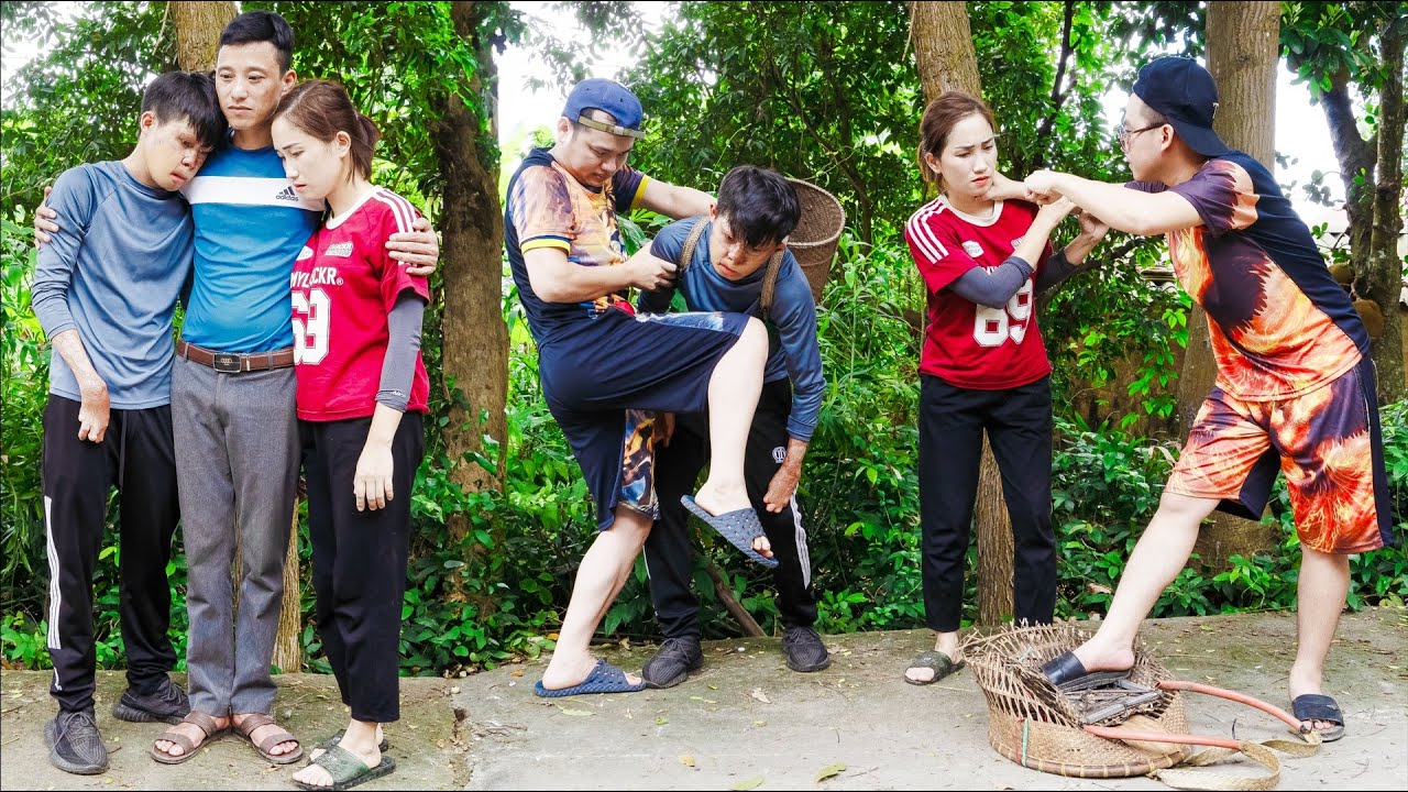 SOS ! Hoa & Thai were scared by the threat two gangsters hired by strange woman, what will Tuan do?