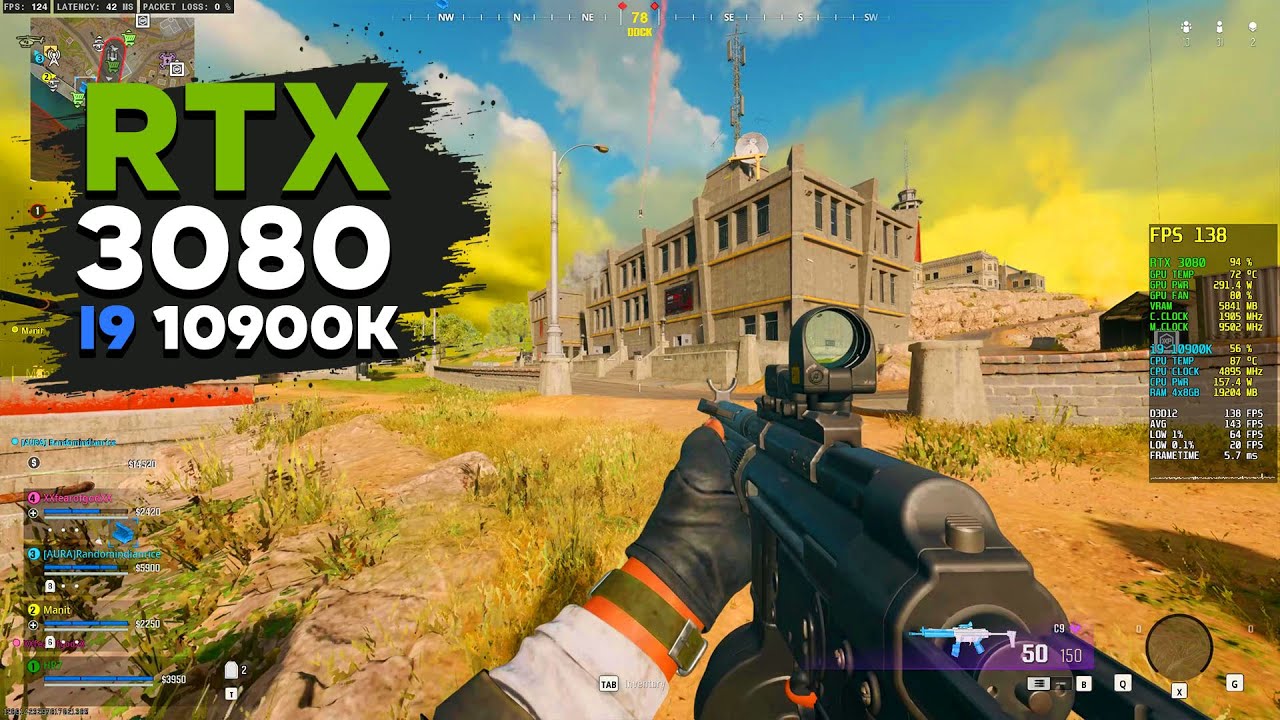 Call of Duty: Warzone - RTX 3080 ( 1440p Very Low Settings )