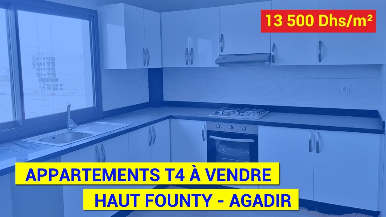 ⛔ Des appartements à vendre à haut founty - AGADIR
