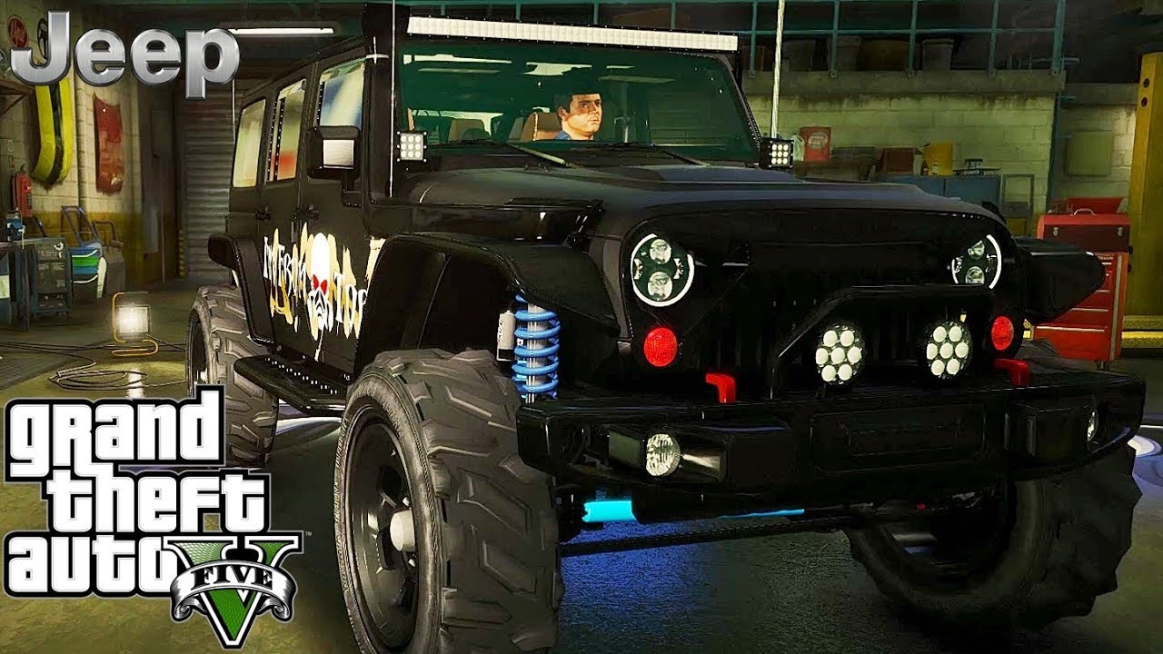 Jeep Wrangler Rubicon tuning - GTA V MSI GeForce GTX 1080 Ti GAMING X !!!