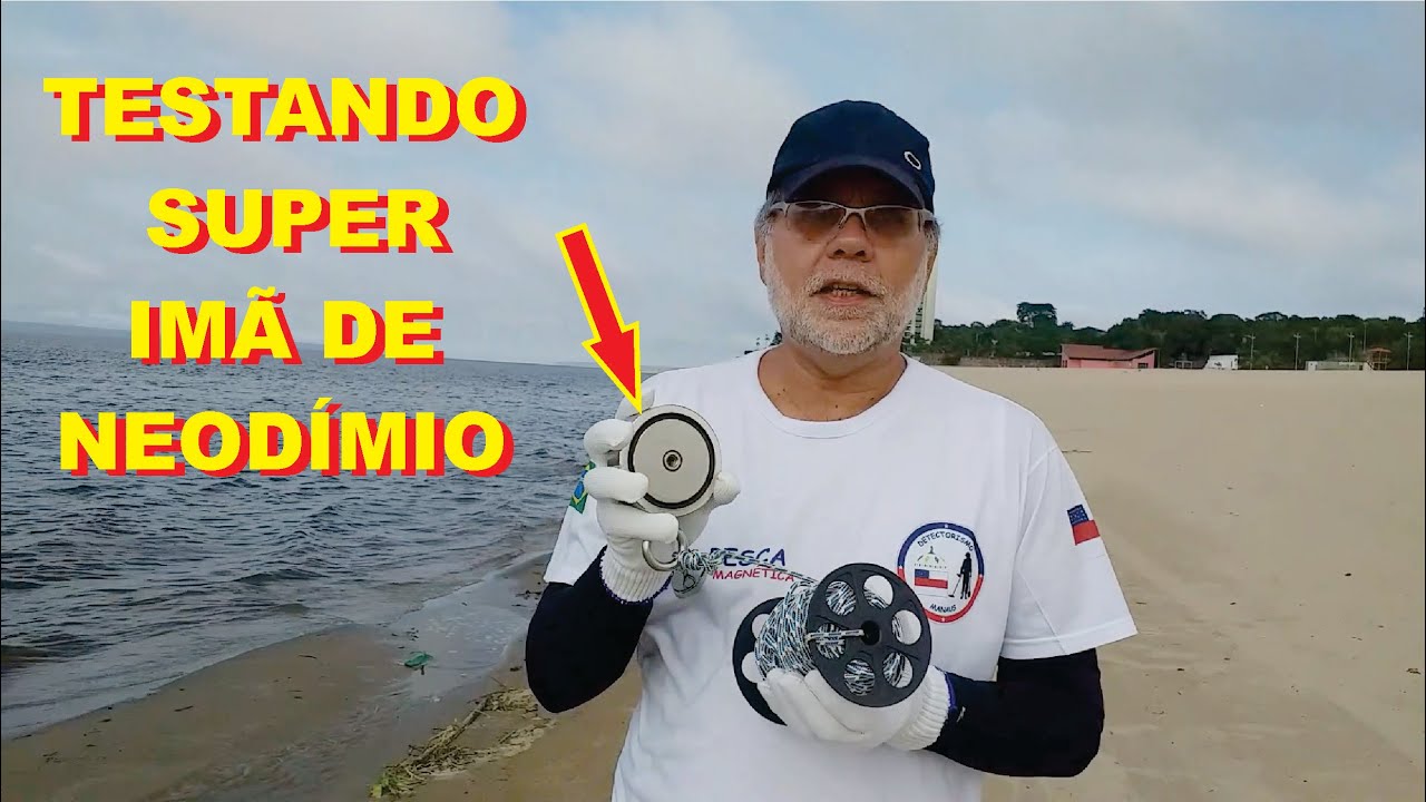 PESCA MAGNÉTICA - Super Imã de NEODÍMIO
