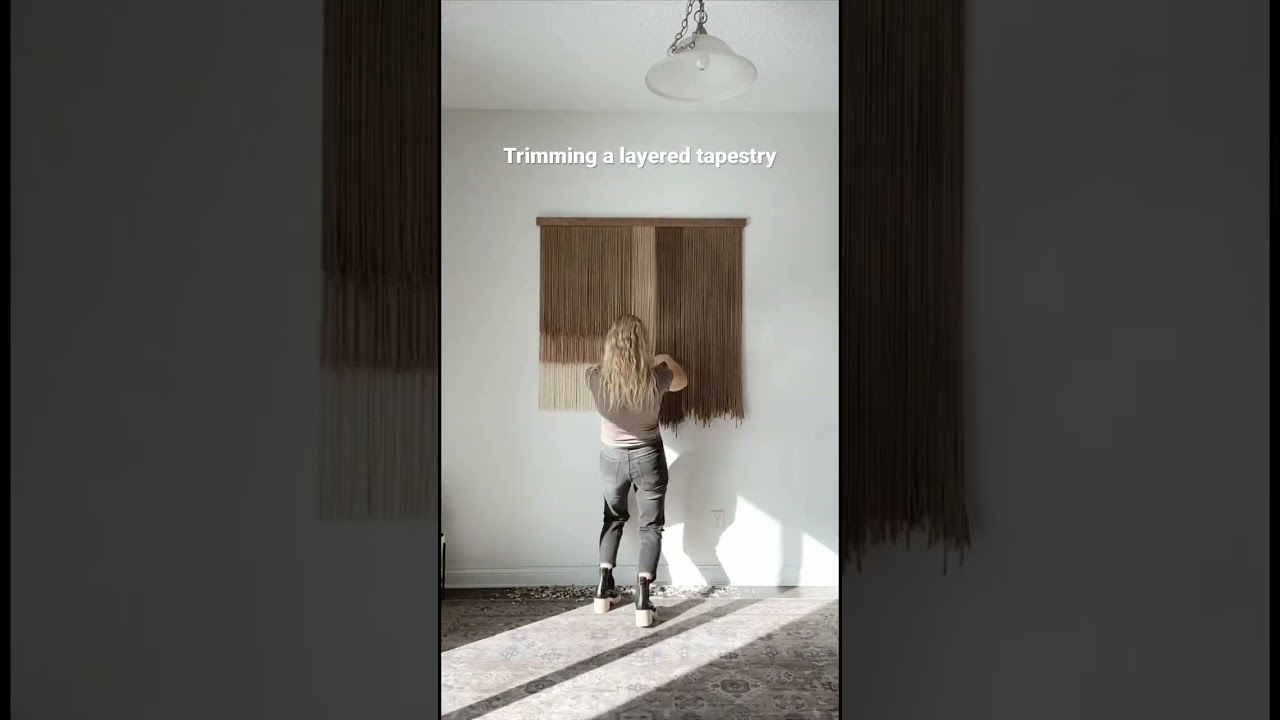 Fiber Art | Wall Tapestry | Neutral Home Decor | Textile Art | Process Art | Yarn Art | Wall Art