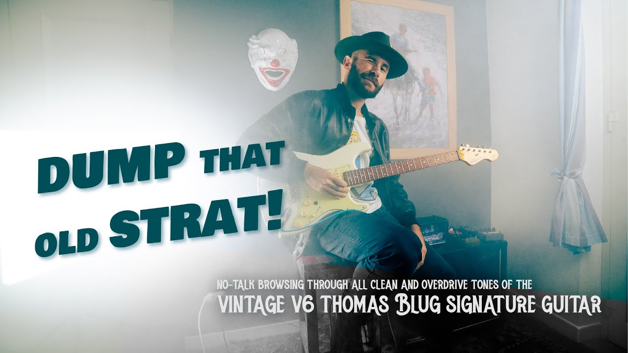 Dump that old Strat! Vintage V6 Thomas Blug Signature guitar