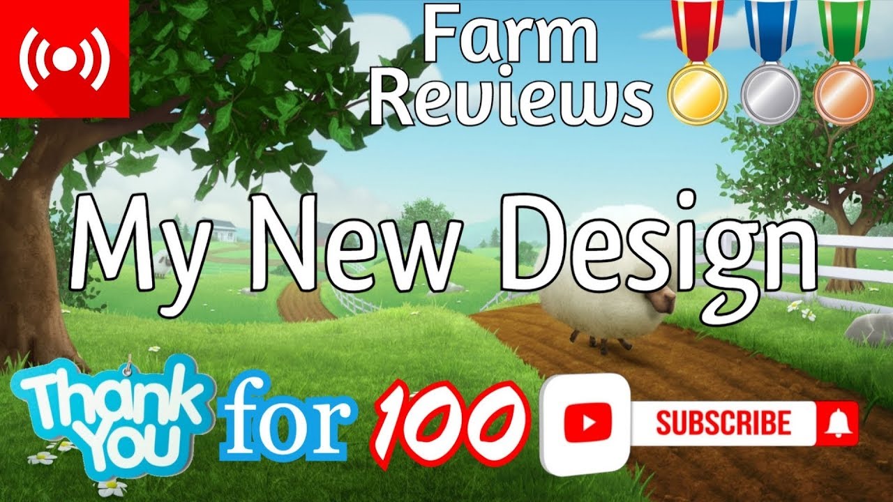 HAY DAY LIVE STREAM #13 - My New Design!! Farm Reviews!!