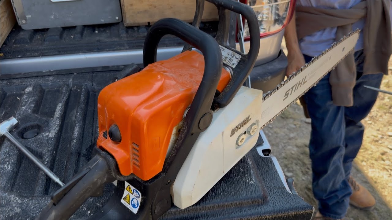 Que bueno que revise la motosierra ! Estaba mal 