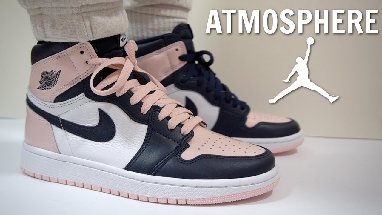 THESE ARE CLEAN - JORDAN 1 HIGH ATMOSPHERE BUBBLEGUM REVIEW & ON FEET