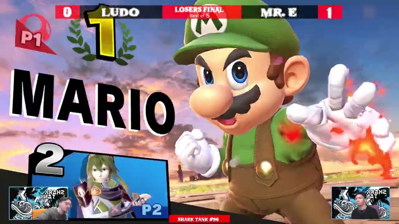 Shark Tank #96 Losers Final - EMP | Mr. E (Lucina) Vs. FLS | Ludo (Mario) - SSBU Tournament