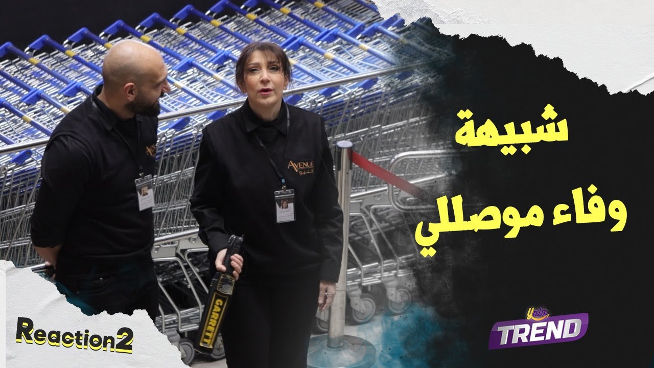شبيهة وفاء موصللي عم تفتش الناس على باب المول 😱 والناس ماعم تصدّق!