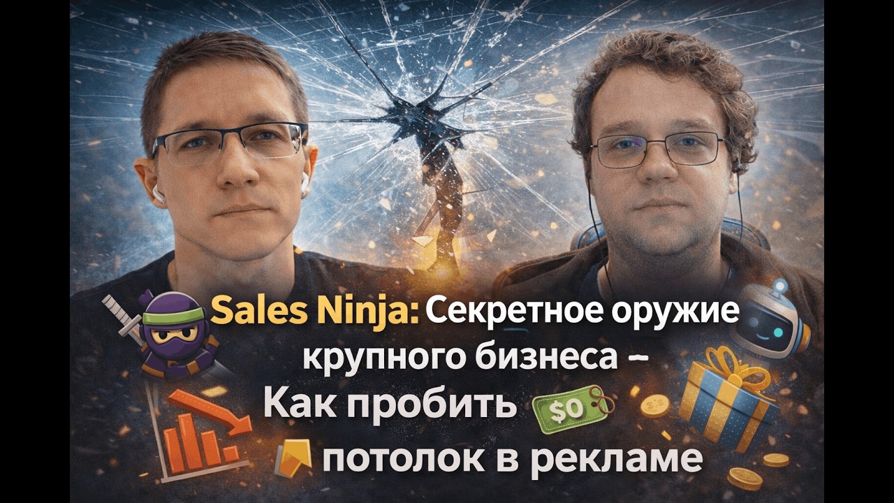 Sales Ninja: Секретное оружие крупного бизнеса - Как пробить Стеклянный потолок в рекламе