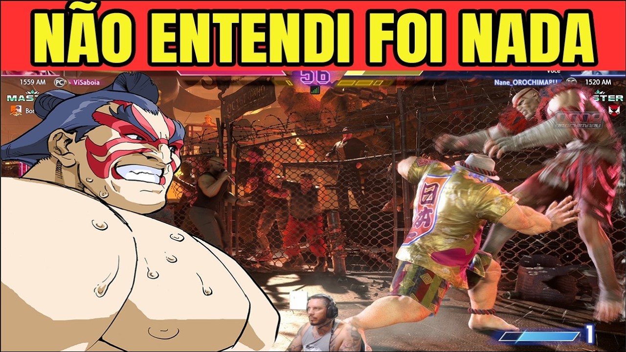 ►STREET FIGHTER 6►CARA TODO DOIDO NA RANEKED SLC KKKKKKK