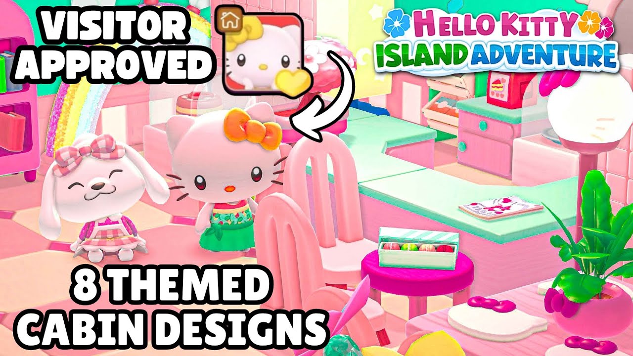 8 VISITOR CABIN & CAFE DESIGN IDEAS//VISITOR LIKES//APARTMENT LAYOUTS//HELLO KITTY ISLAND ADVENTURE