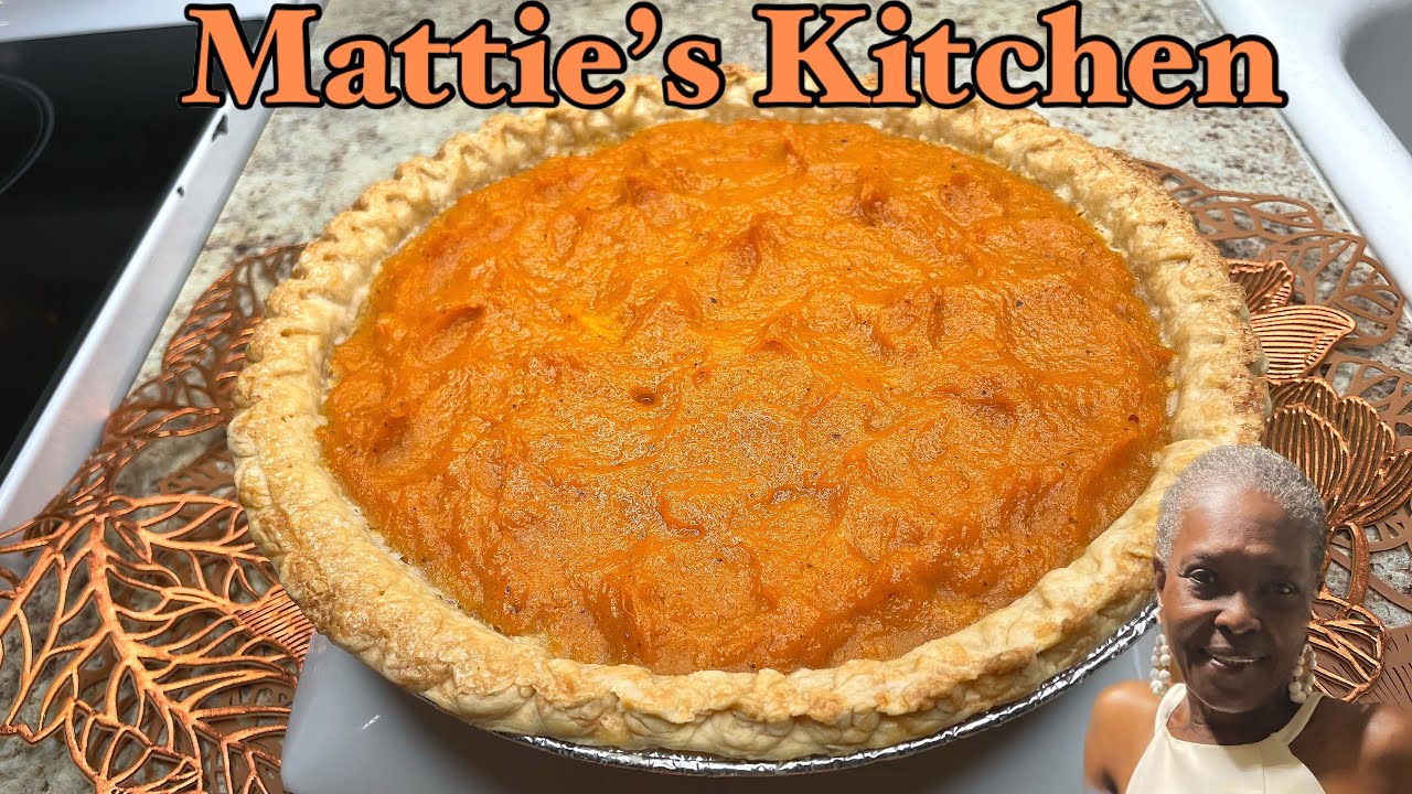 Good Old Fashion Sweet Potato Pie | Thanksgiving Desserts | Mattie's Kitchen