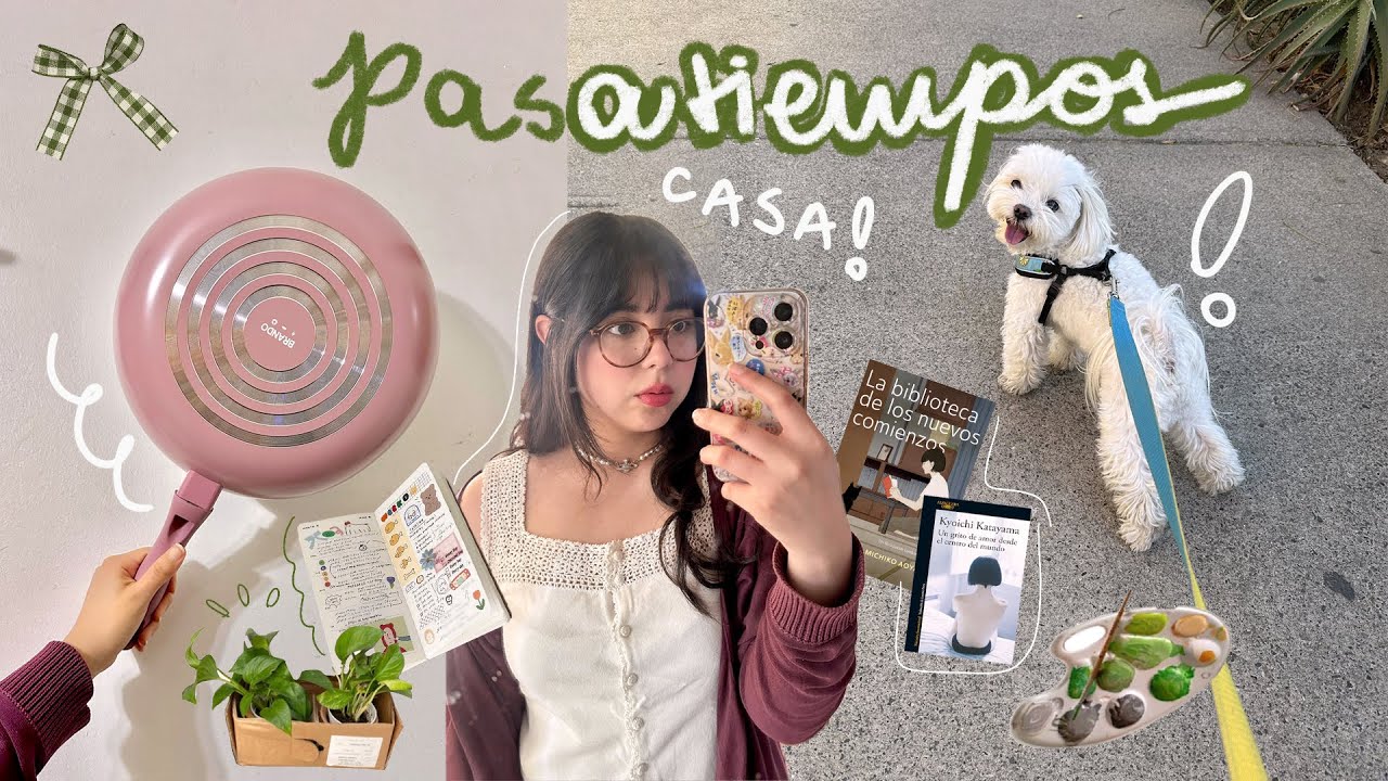 pasatiempos en casa (introvert) 🧸୨ৎ pintura, cocina, libros, manga, anime, plantitas y m&aacute;s!