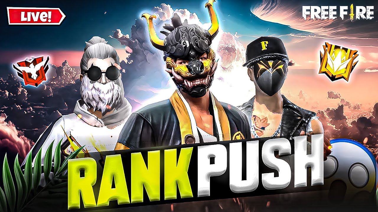 DAY 4 FREE FIRE 🔴SERIOUS RANK PUSH ON LIVE || BIN ZAID GAMING 👽#binzaid #freefirelive