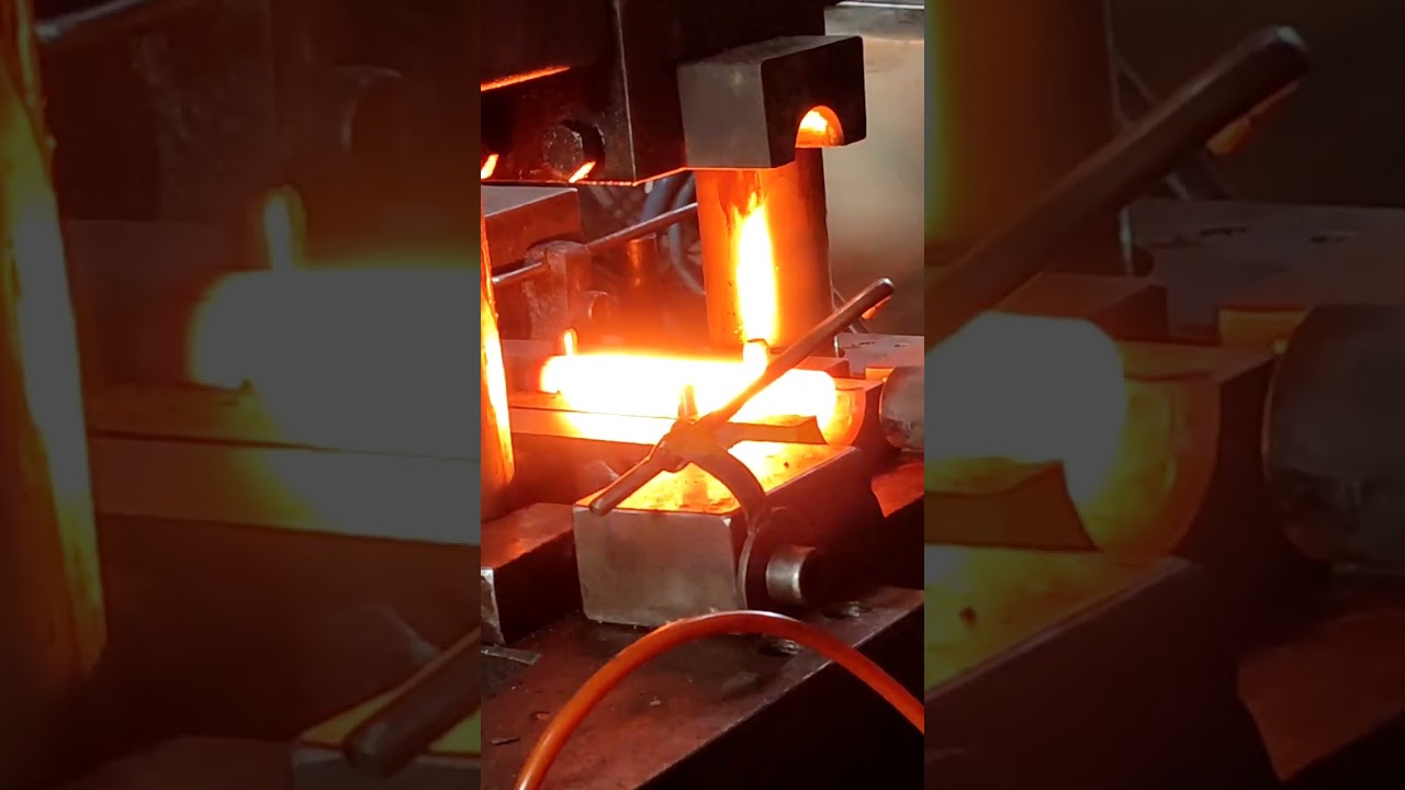 Automatic forging #shorts #experiment #asmr #mrexperiment #jelly #cnc
