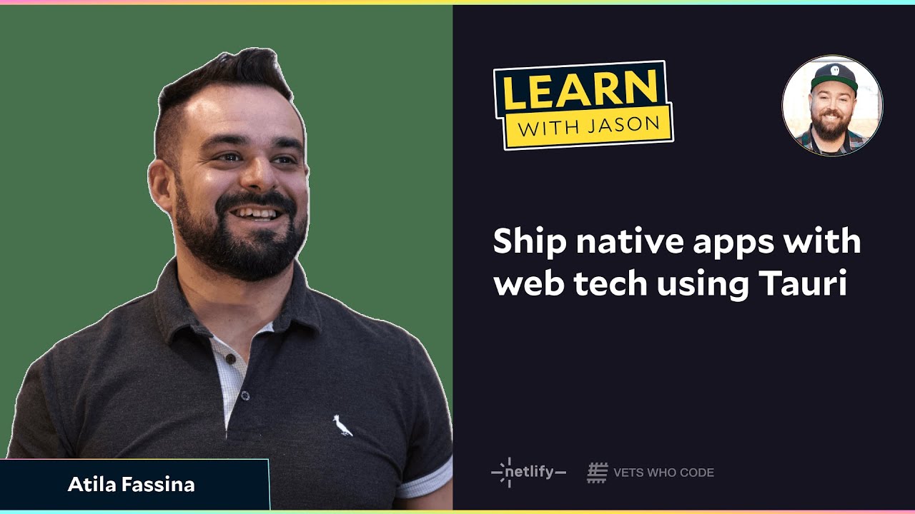 Ship native apps with web tech using Tauri