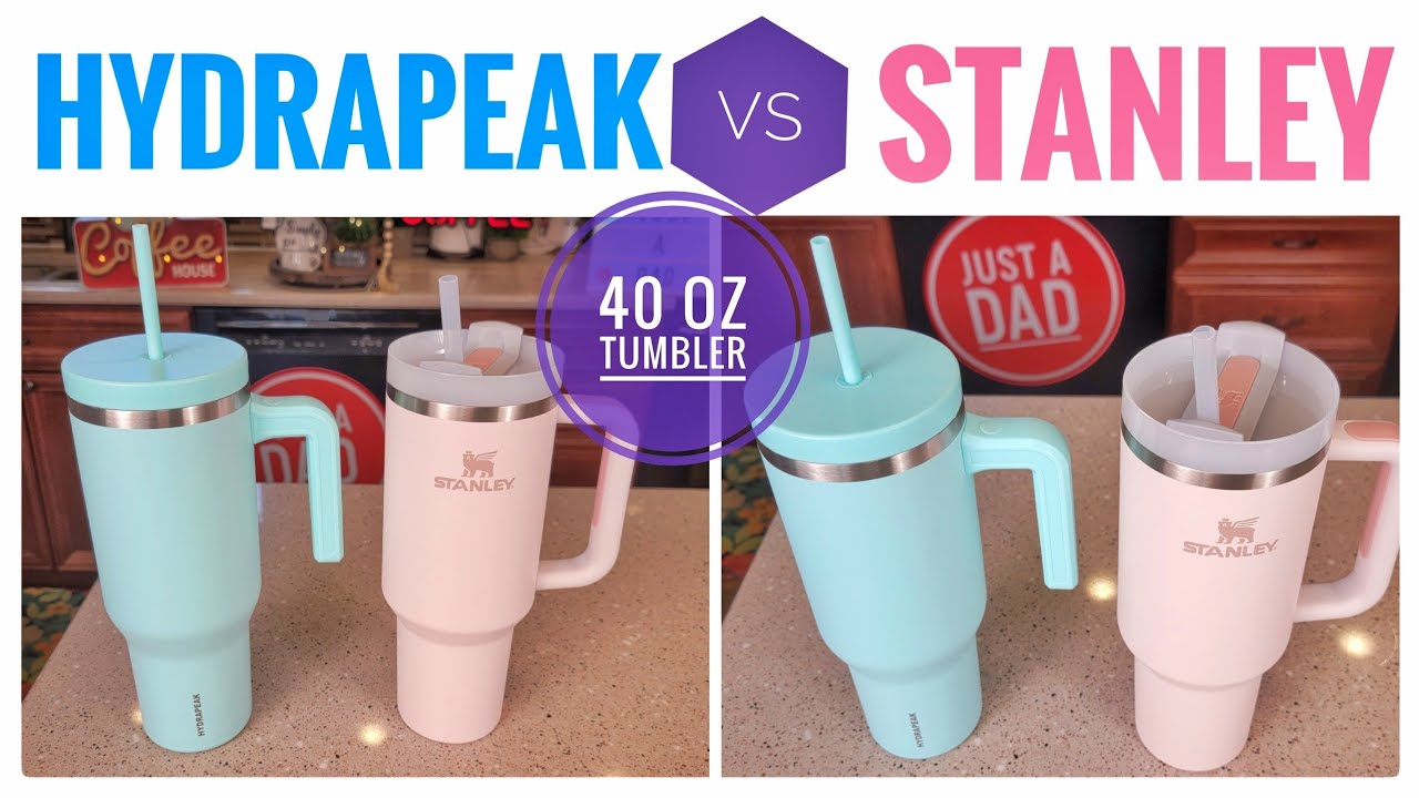 Stanley vs Hyrapeak 40 oz Tumbler With Handle & Straw Lid  H2.0 Flowstate vs Voyager