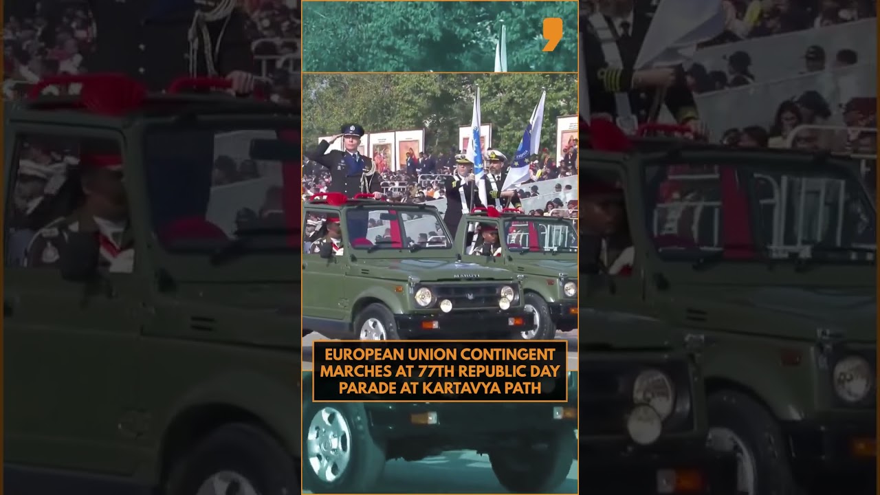 EU Military Contingent Makes Historic Appearance At 77th Republic Day Parade In Delhi | News9