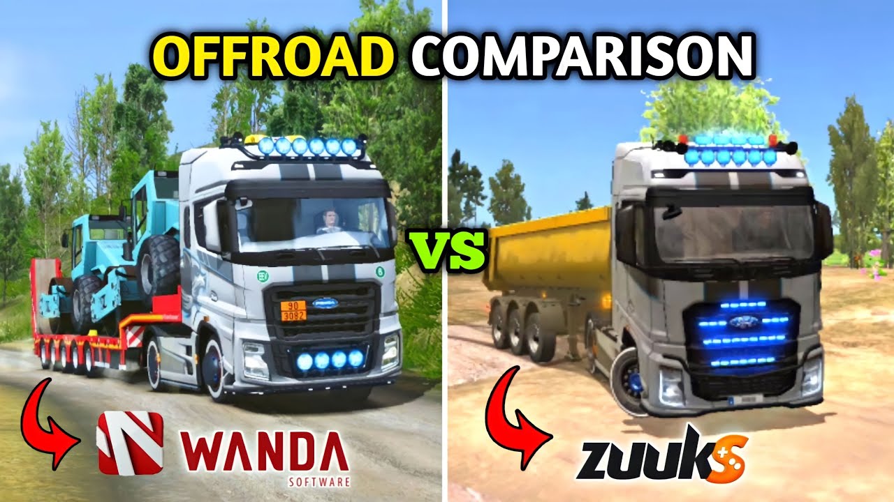 🚚Offroad Comparison | Truckers Of Europe 3 vs Truck Simulator Ultimate | Wanda Software vs Zuuks