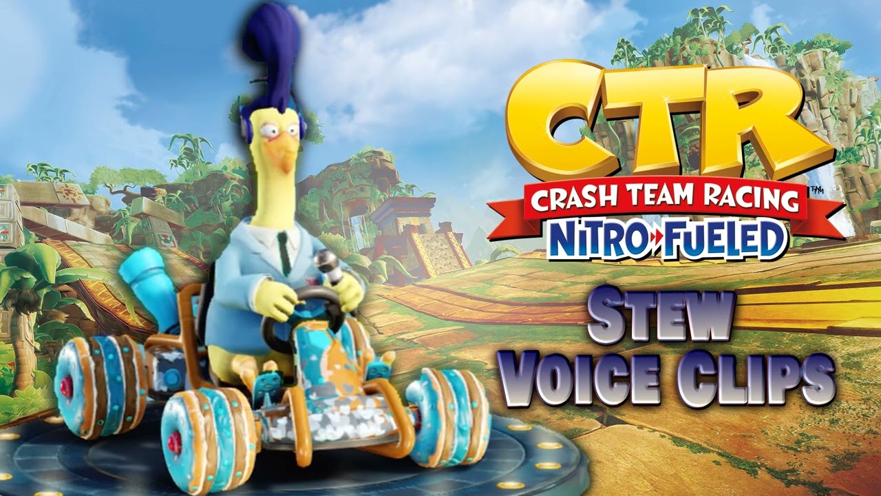 All Stew Voice Clips • Crash Team Racing Nitro-Fueled • All Voice Lines • 2019