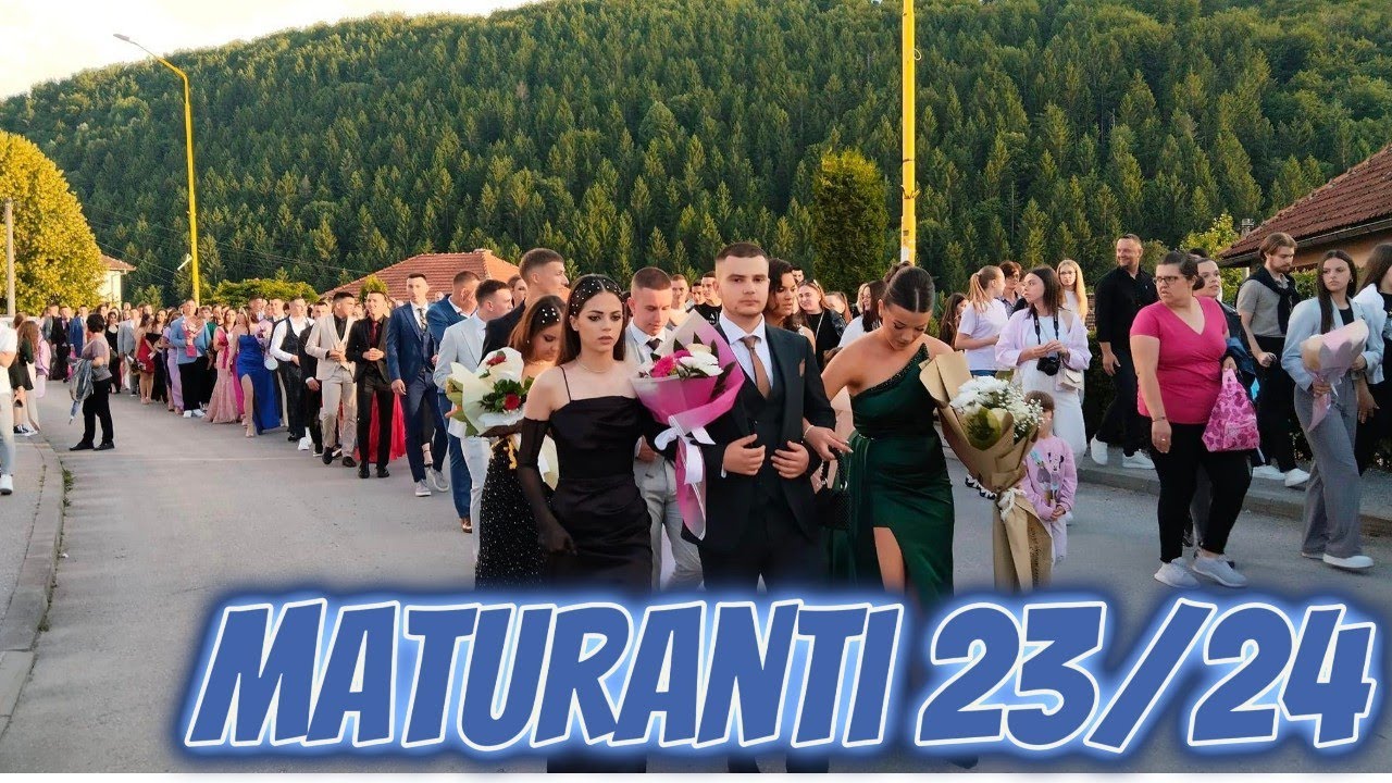 DEFILE MATURANATA SREDNJE ŠKOLE U VLASENICI 30.05.2024. + IZJAVE