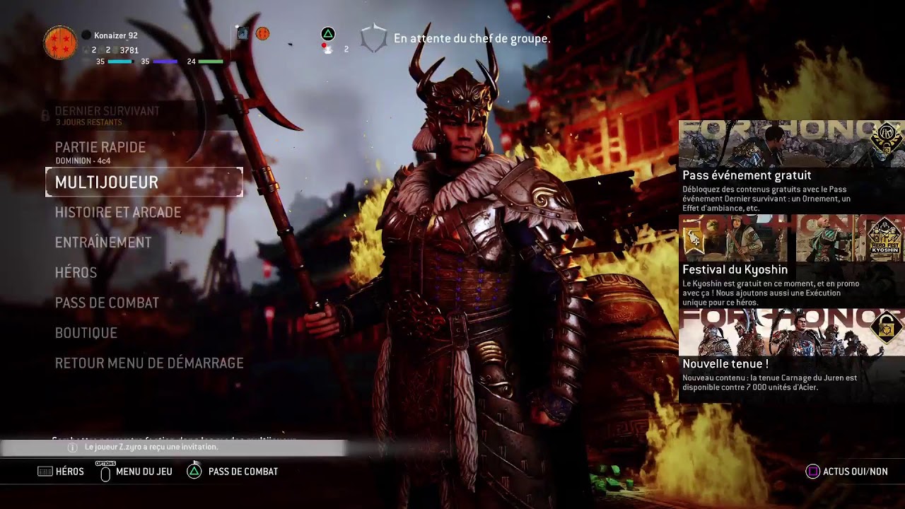 For Honor avec Z.yro !