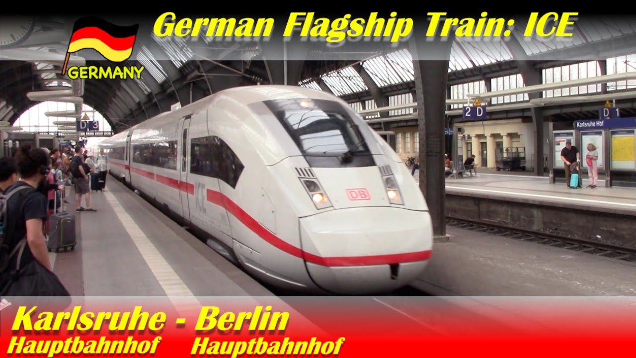 Train Trip in Germany: Inter City Express 4 from Karlsruhe Hbf to Berlin Hbf