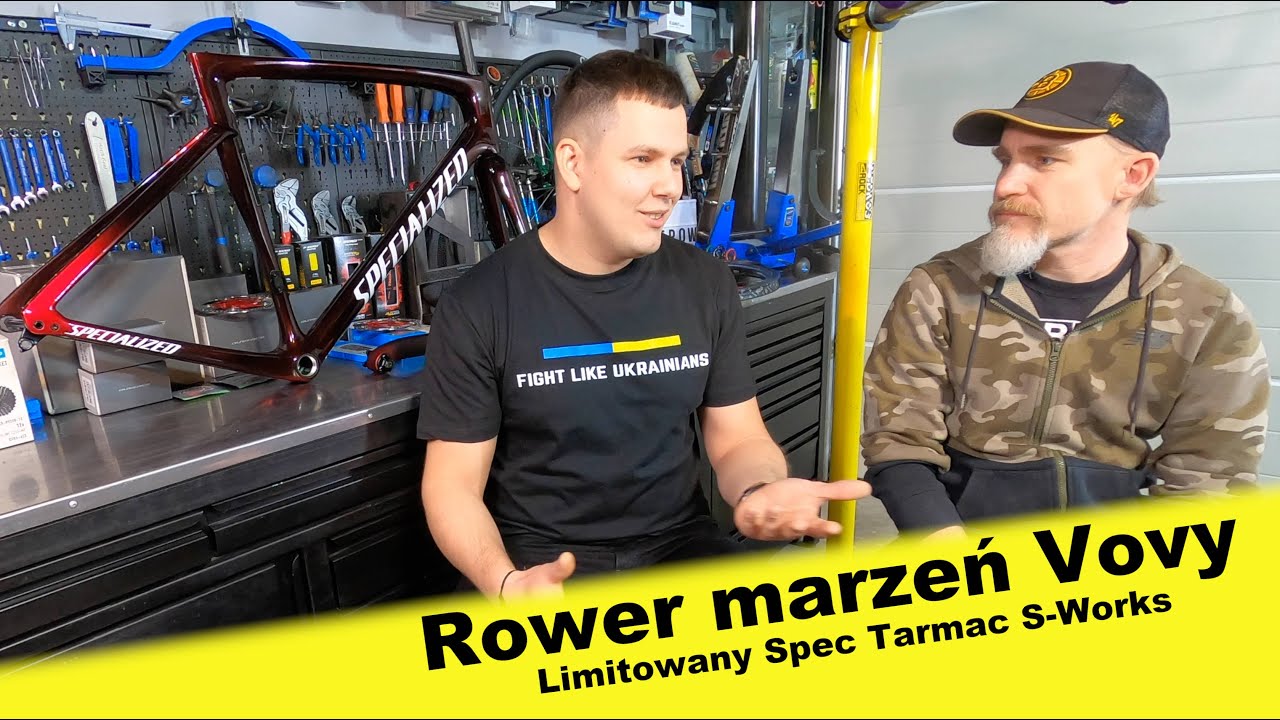 Vova Belij i Specialized Tarmac Speed of Light limited edition S-Works rower szosowy DtSwiss DuraAce