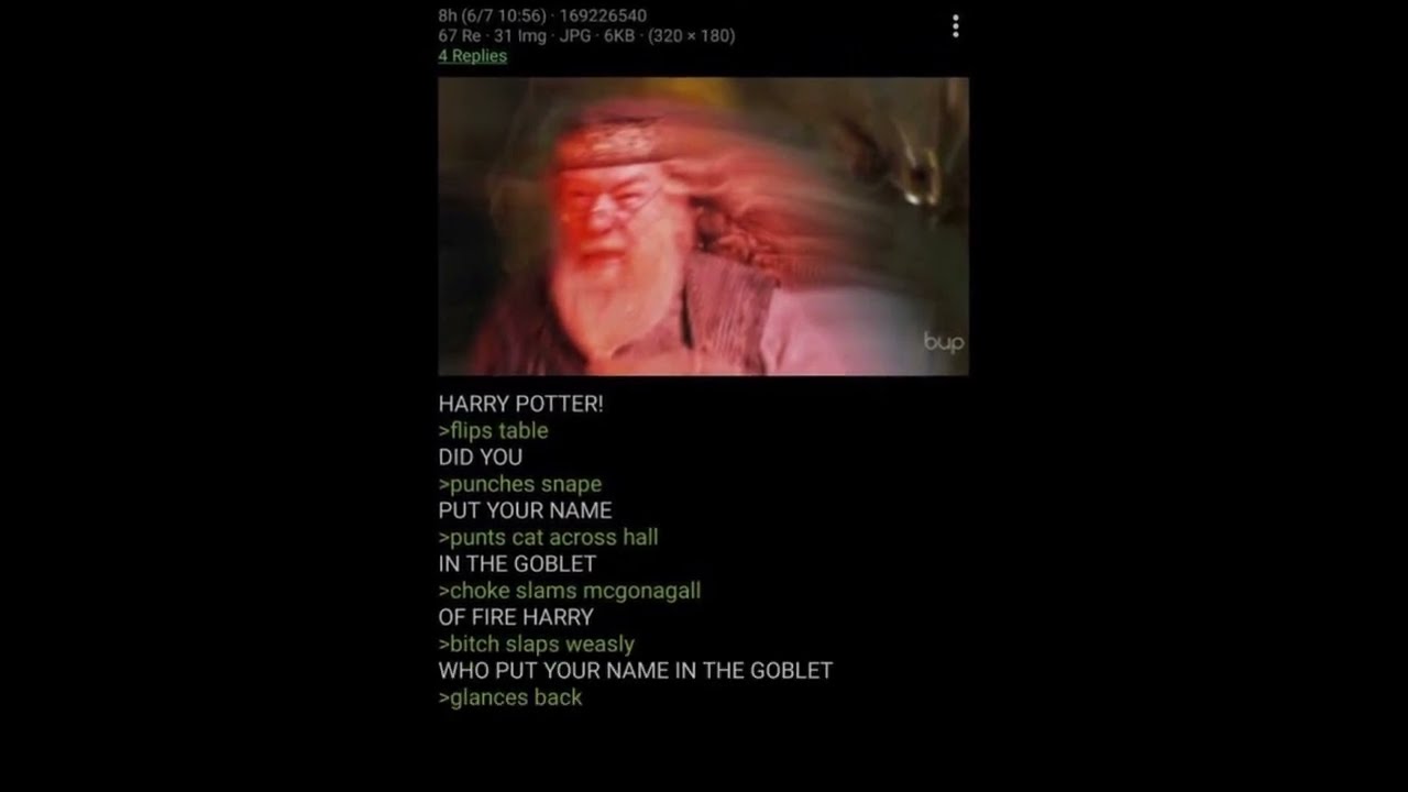 Dumbledore asked calmly