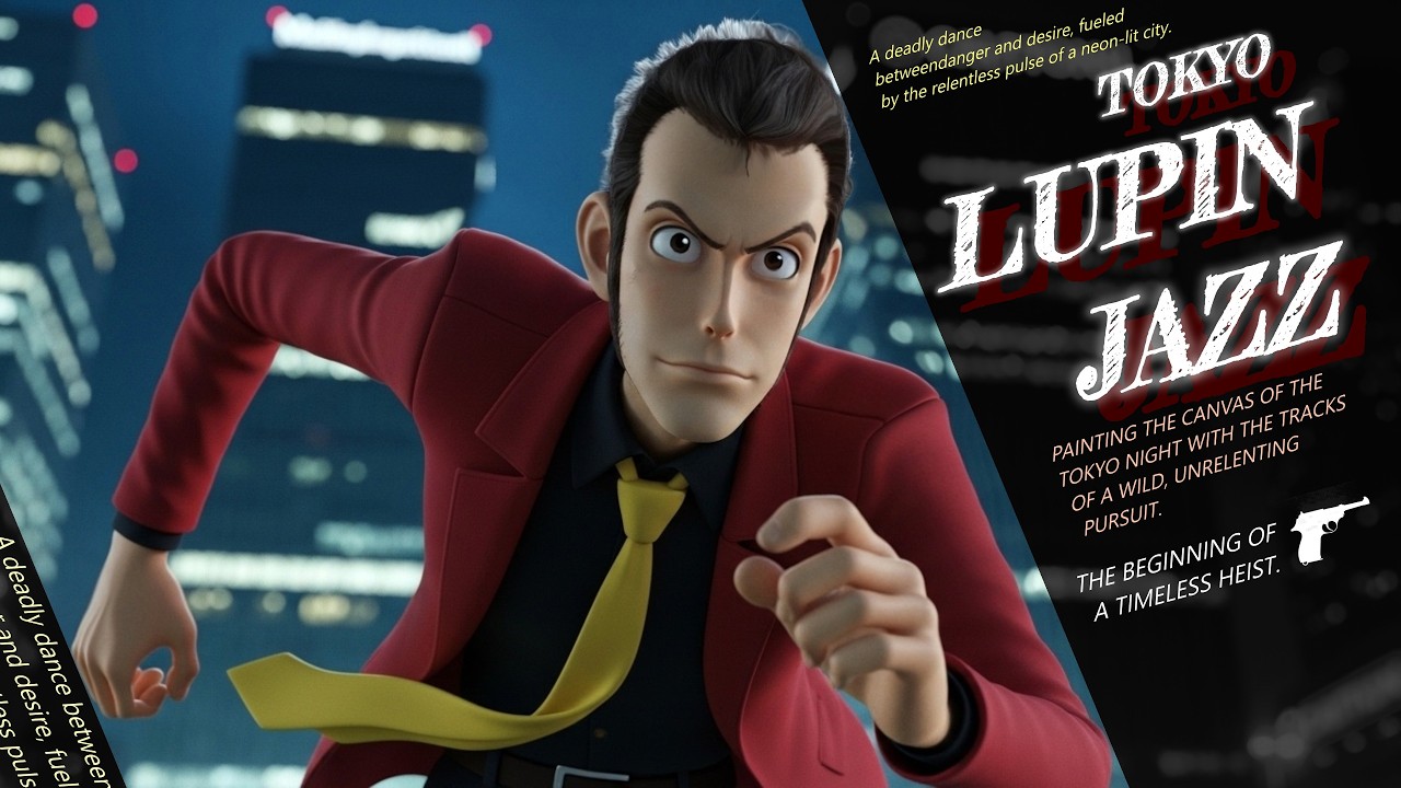 TOKYO LUPIN JAZZ Vol.1｜Fast & Stylish Jazz Funk for Creative High / Brain Stimulation｜集中用BGM｜没入・覚醒向け