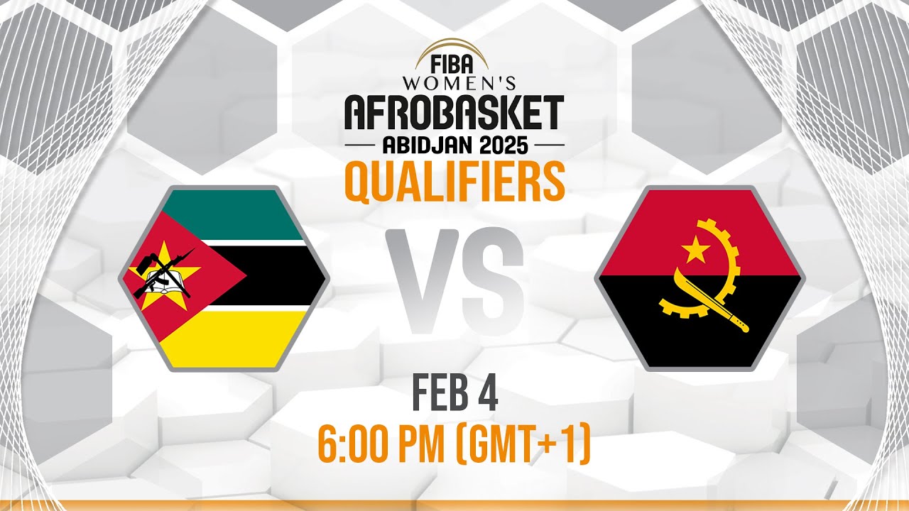 Mozambique v Angola | Full Basketball Game | FIBA Women's AfroBasket 2025 Qualifiers