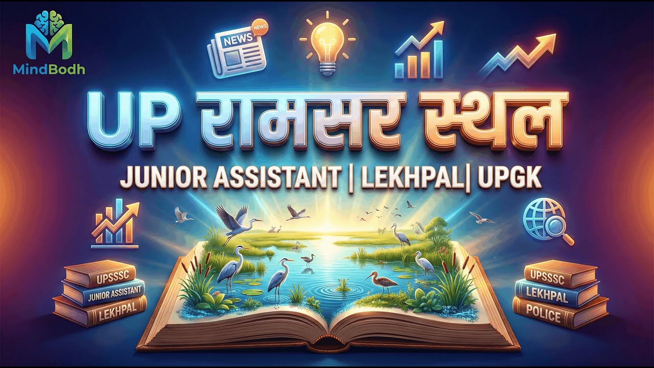 UP की रामसर साइट | Ramsar Wetlands of Uttar Pradesh | Hindi