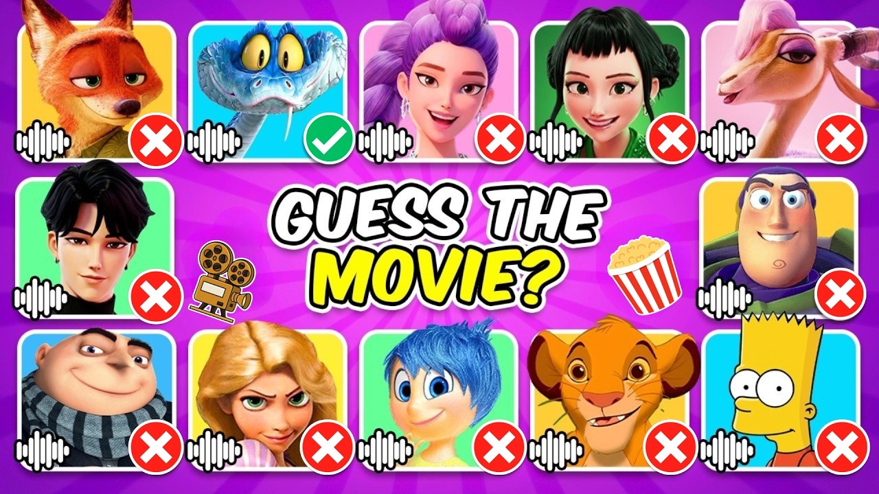 Guess the Movie by Song & Voice 🎵🎬 | Ultimate Movie Puzzlify Quiz Challenge